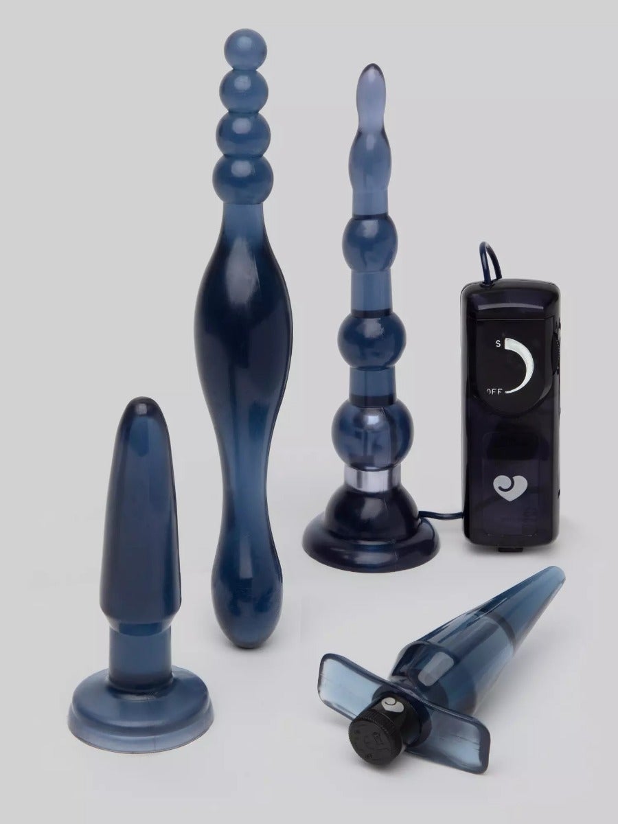 Kit anal débutant Get Started 4 pièces bleu