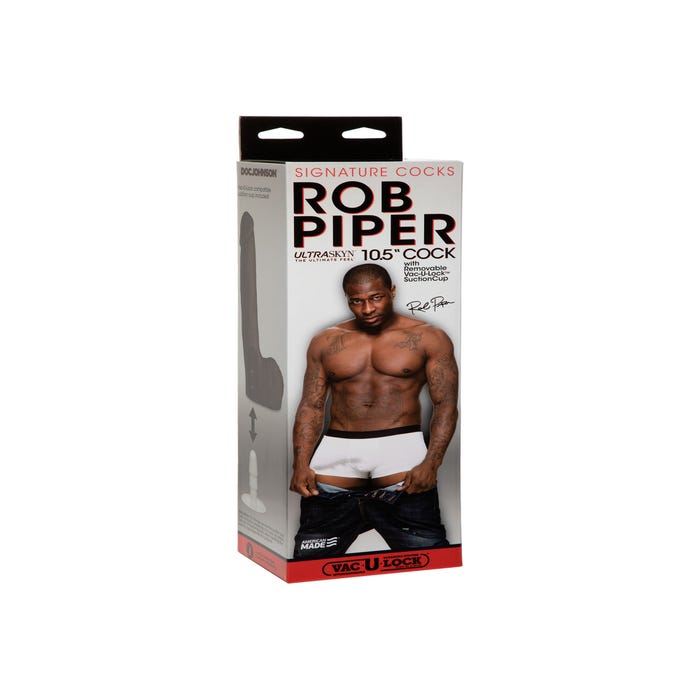 Dildo XXL avec Testicules Vac-U-Lock Rob Piper 26,7 cm Signature Cocks