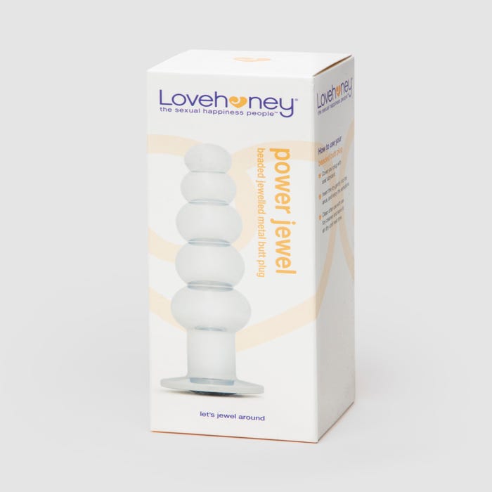Plug anal bijou perlé Power Jewel