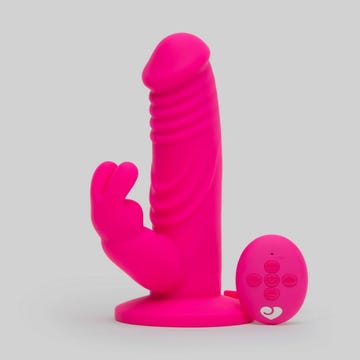 Vibromasseur rabbit ventouse télécommandé Hop Star