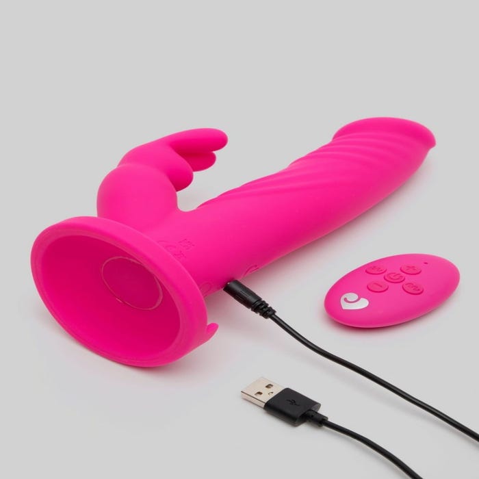 Vibromasseur rabbit ventouse télécommandé Hop Star