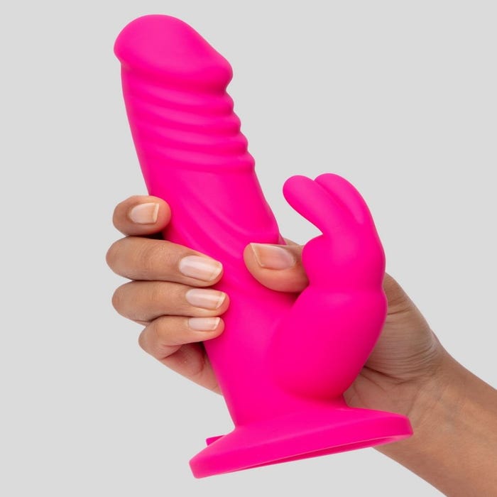 Vibromasseur rabbit ventouse télécommandé Hop Star