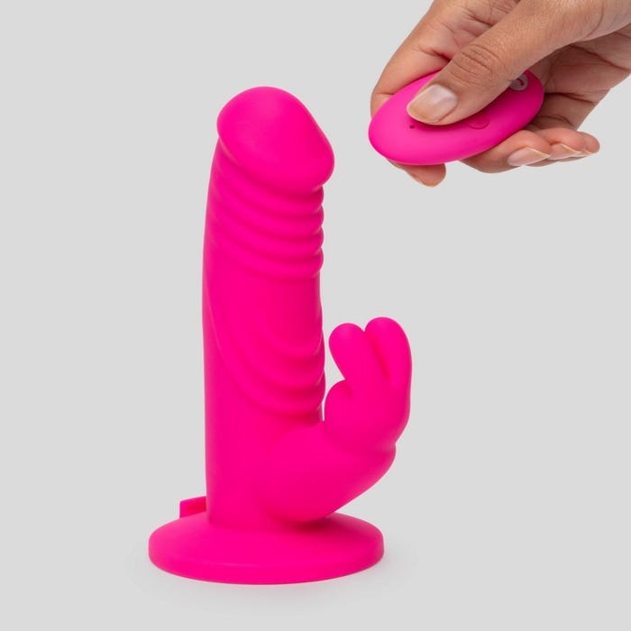 Vibromasseur rabbit ventouse télécommandé Hop Star