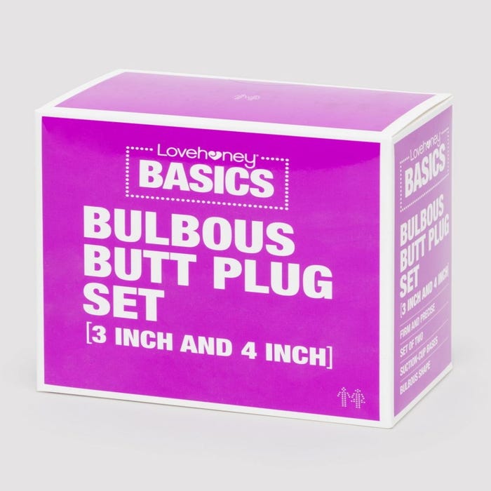 Kit plug anal Bulbous BASICS 2 pièces