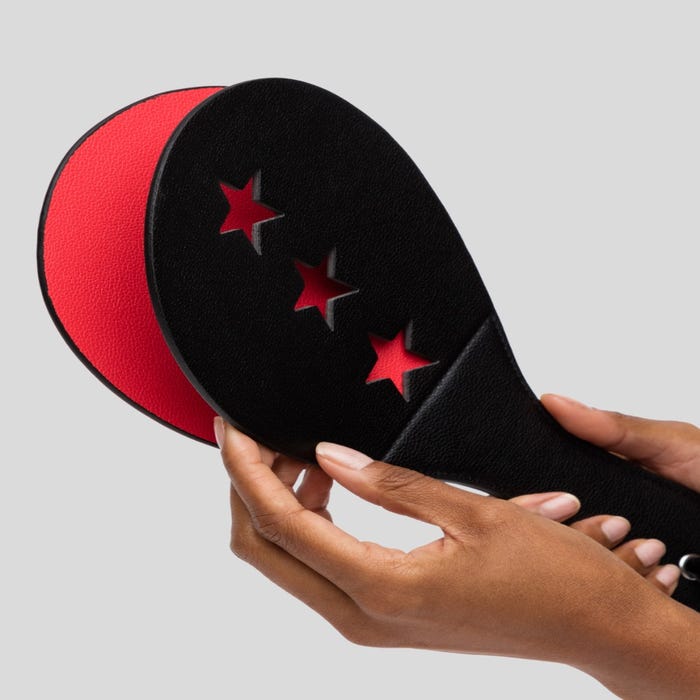Paddle similicuir Red Stars
