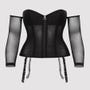 Corset manches longues Secret Silhouette noir