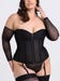 Corset manches longues Secret Silhouette noir GT