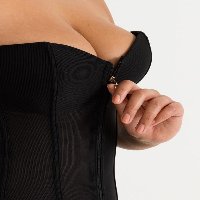 Corset manches longues Secret Silhouette noir GT