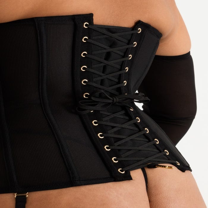 Corset manches longues Secret Silhouette noir GT