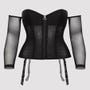 Corset manches longues Secret Silhouette noir GT