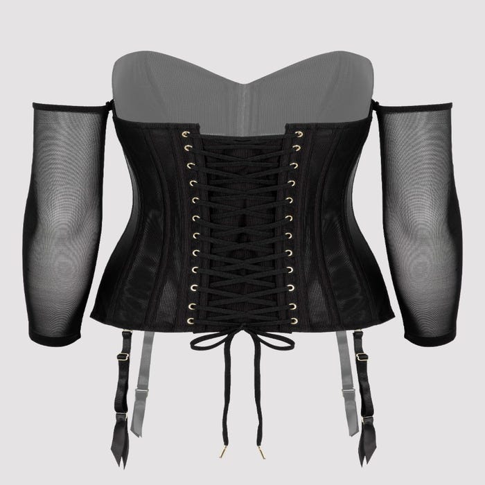 Corset manches longues Secret Silhouette noir GT