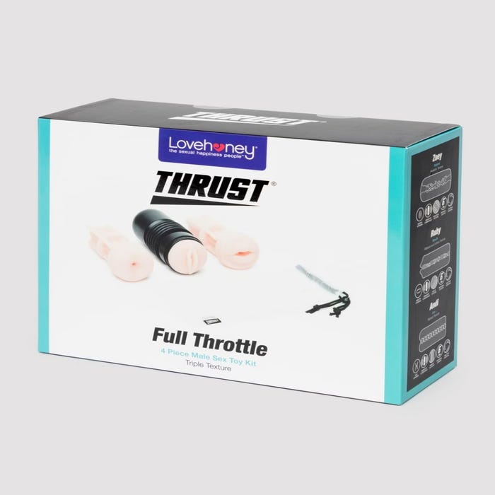 Coffret de 4 masturbateurs réalistes THRUST Pro Ultra Full Throttle