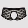 Boxer ouvert dentelle noir