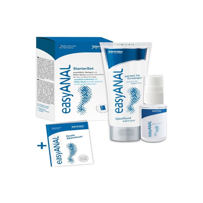 Kit lubrifiant et spray anal StarterSet easyANAL