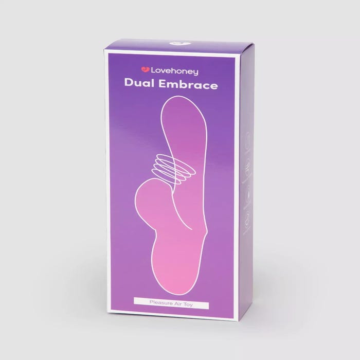 Vibromasseur rabbit chauffant Dual Embrace