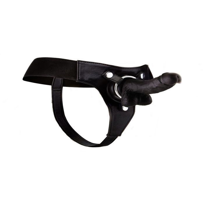 Gode Ceinture Réaliste Cuir 18 cm