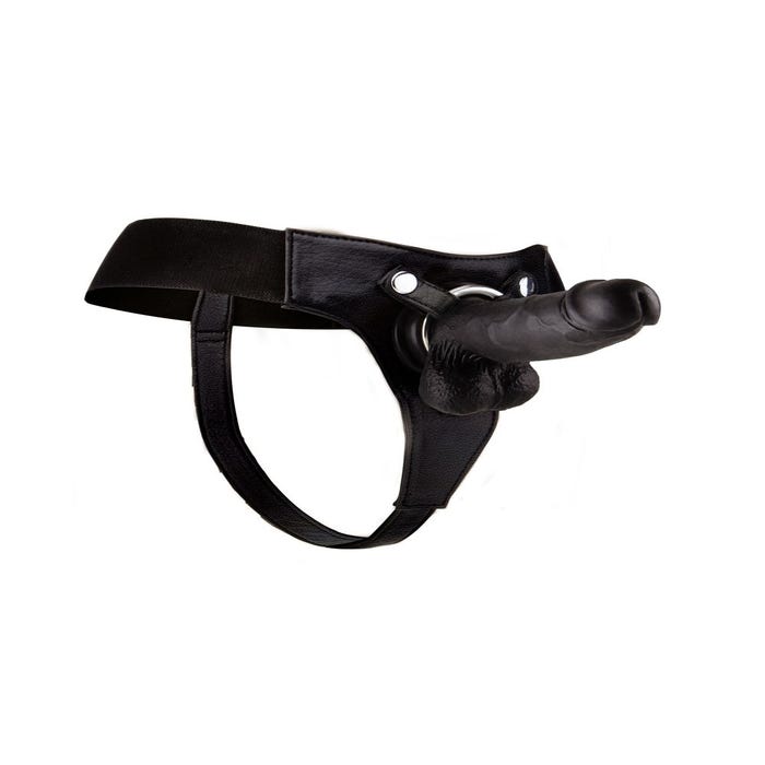 Gode Ceinture Réaliste Cuir 20 cm