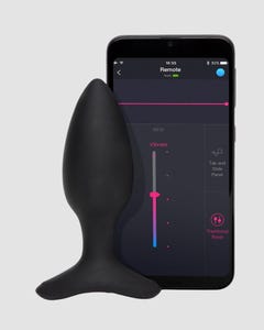 Plug anal vibrant connect&eacute; Lovense Hush 2 M