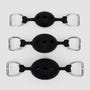 Kit de 3 bâillons boules en silicone Bondage Boutique