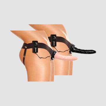 Gode Ceinture Creux Vibrant 15,2 cm Hollow Strap-On