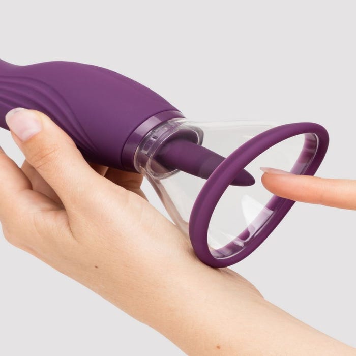 Pompe à vagin avec langue vibrante Lick Me