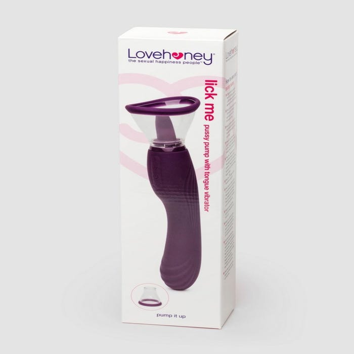 Pompe à vagin avec langue vibrante Lick Me