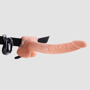 Gode Ceinture Vibrant avec Testicules Hollow Fetish Fantasy Series 