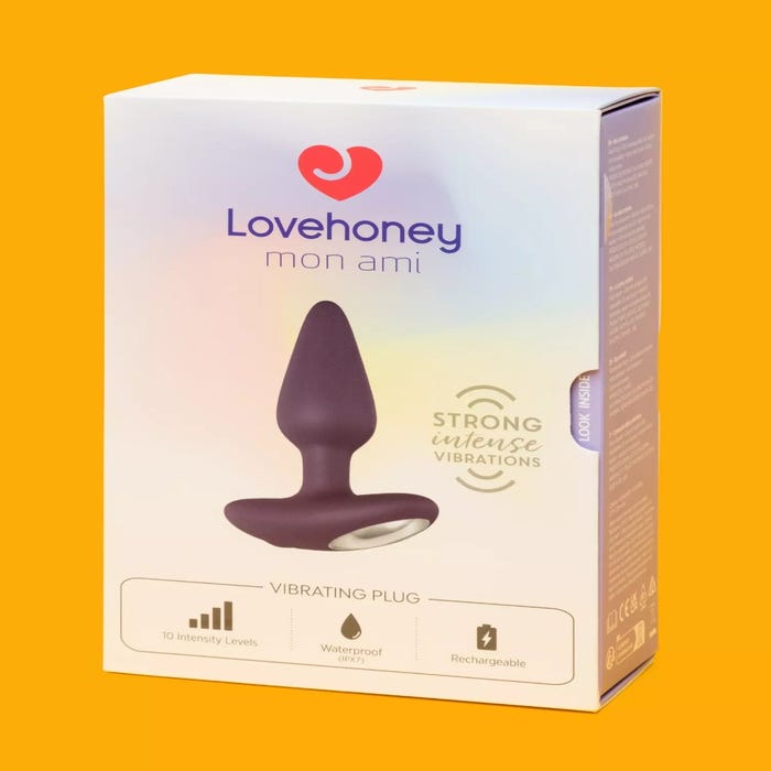 Plug anal vibrant silicone Mon Ami