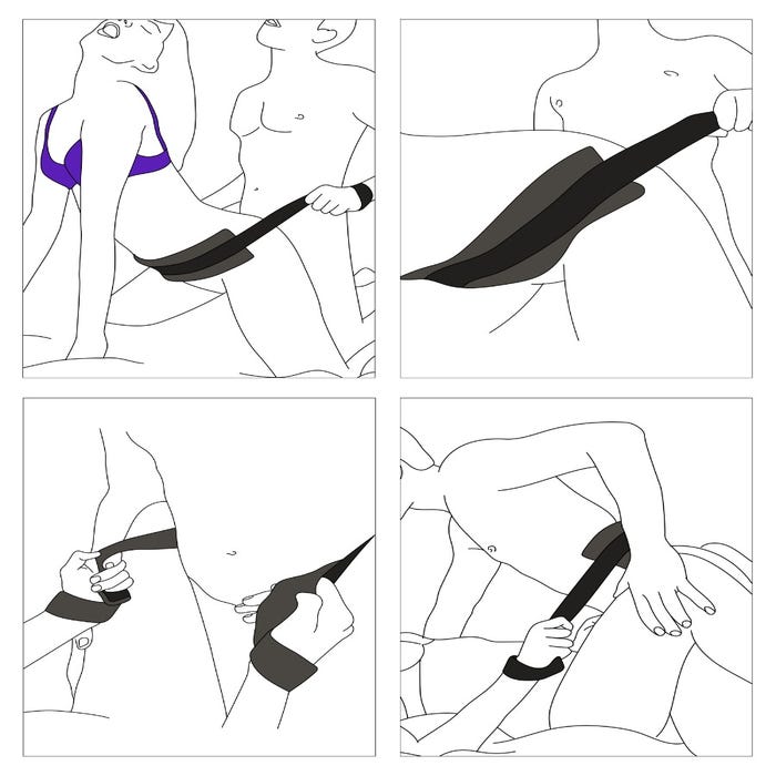 Kit bondage similicuir Position Pro 3 pièces