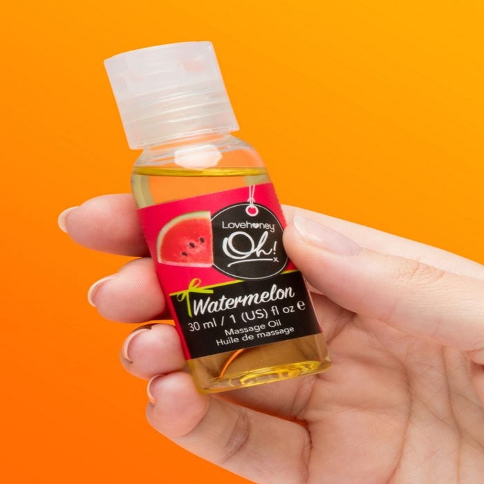 Huile de massage embrassable à la pastèque Oh! 30 ml