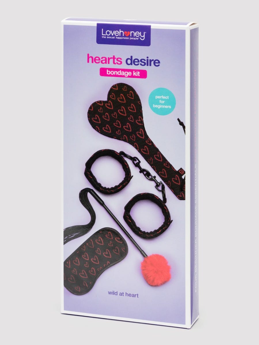 Kit bondage Hearts Desire 4 pièces de Lovehoney