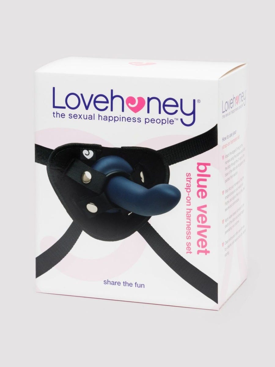 Kit gode ceinture Blue Velvet 5 pièces