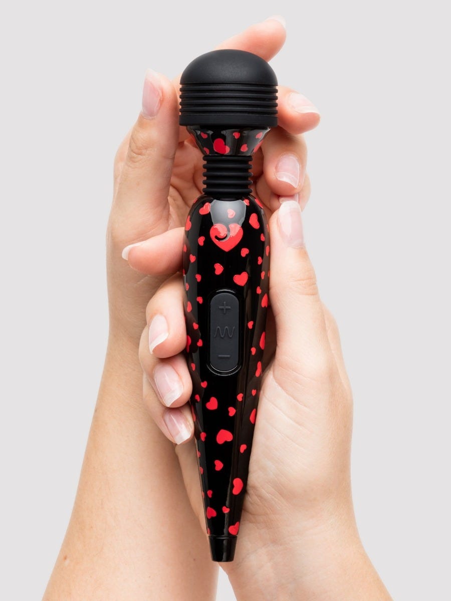 Vibromasseur wand mini Deluxe coeurs main product photo