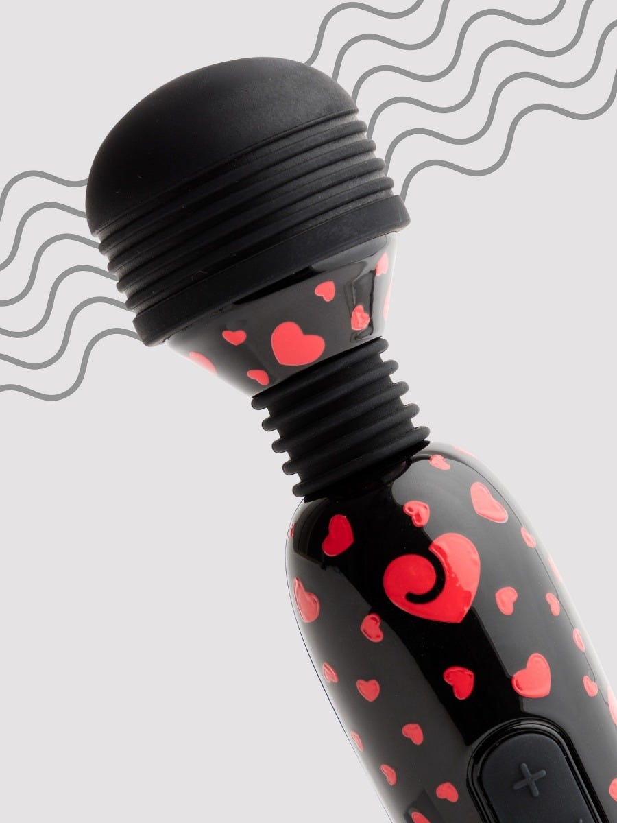 Vibromasseur wand mini Deluxe coeurs