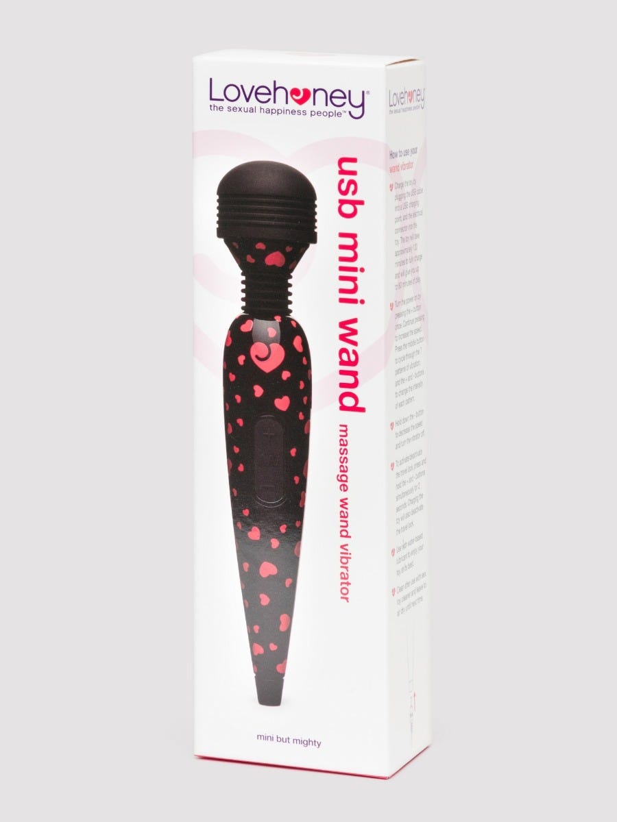 Vibromasseur wand mini Deluxe coeurs