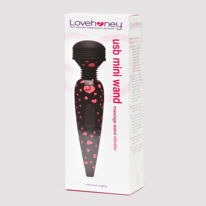 Vibromasseur wand mini Deluxe coeurs