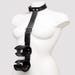 Collier et menottes similicuir Bondage Boutique