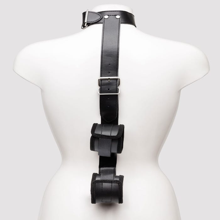 Collier et menottes similicuir Bondage Boutique