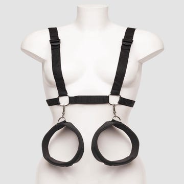 Harnais avec menottes poignets et cuisses Bondage Boutique