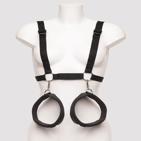 Harnais avec menottes poignets et cuisses Bondage Boutique