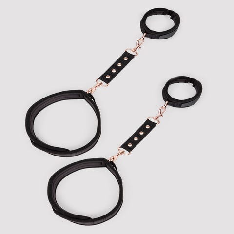 Menottes cuisses et poignets Soft Bondage Boutique