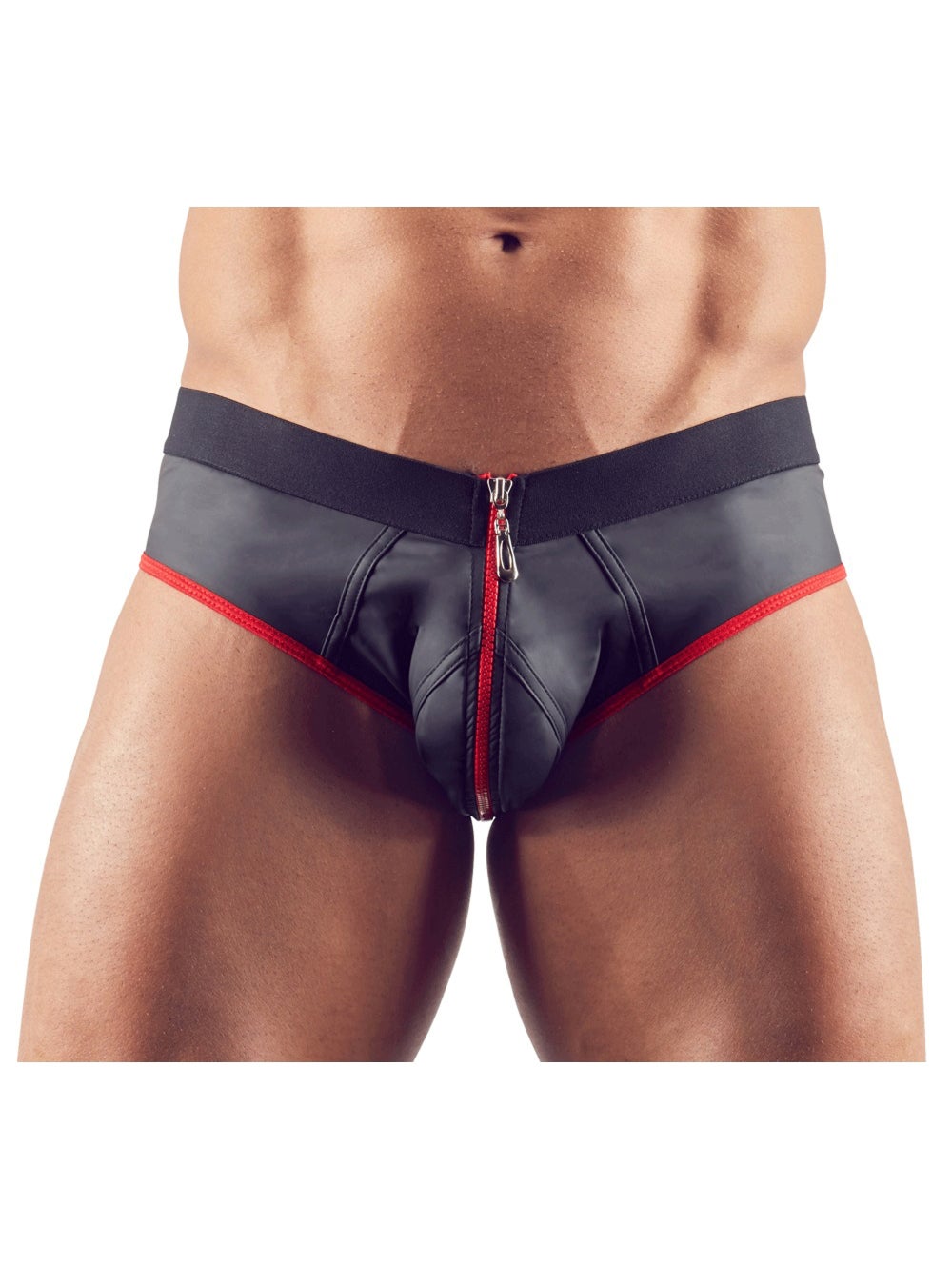 Jockstrap Fermeture Eclair Rouge 3