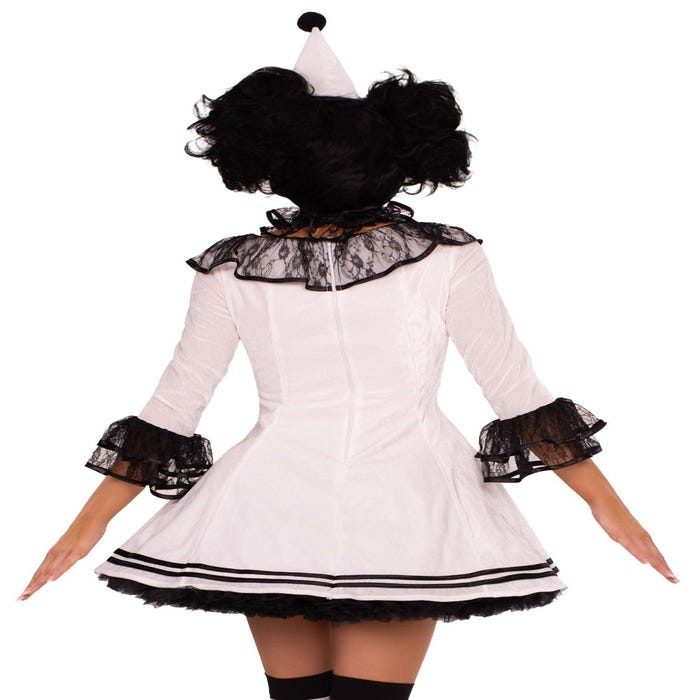 Costume clown Pierrot 3 pièces