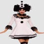 Costume clown Pierrot 3 pièces