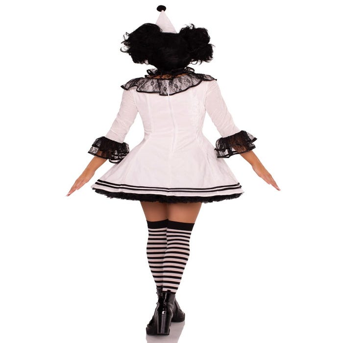 Costume clown Pierrot 3 pièces