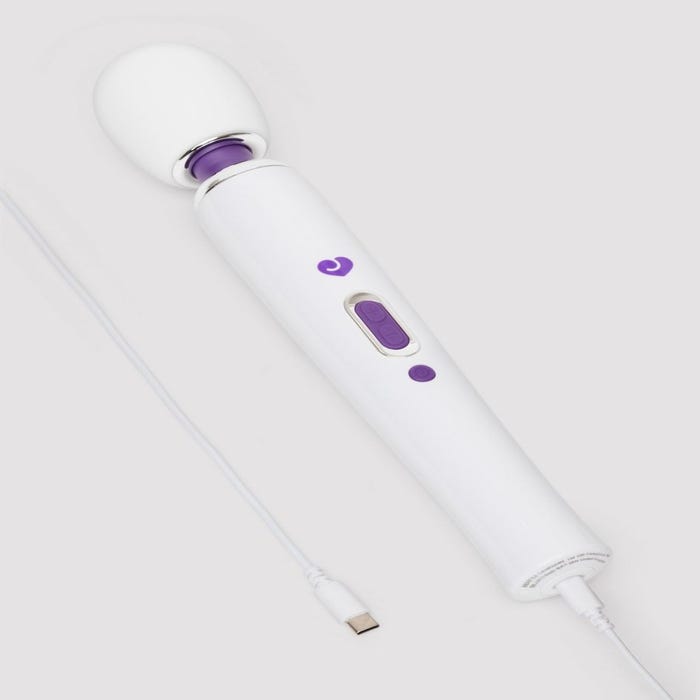 Vibromasseur wand Deluxe 2.0 rechargeable blanc