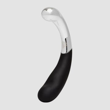 Dildo métal et silicone Sweet Pressure