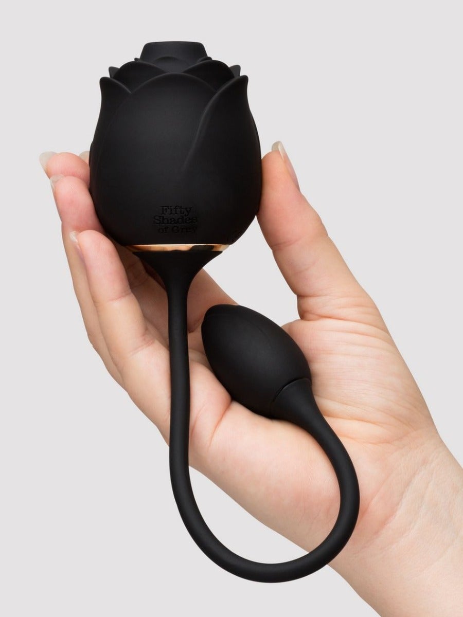 Stimulateur clitoridien 2-en-1 Dark Blushing Rose 3