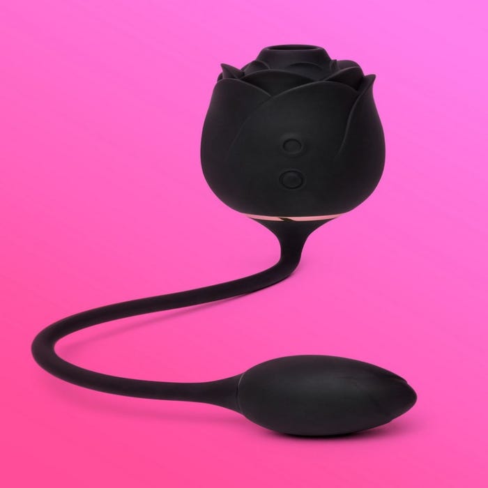 Stimulateur clitoridien 2-en-1 Dark Blushing Rose
