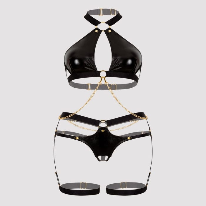 Ensemble soutien-gorge chaînes Fierce Caged Desire
